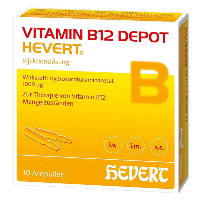 Vitamin B12 Depot Hevert Ampullen, 10 pcs. Ampoules