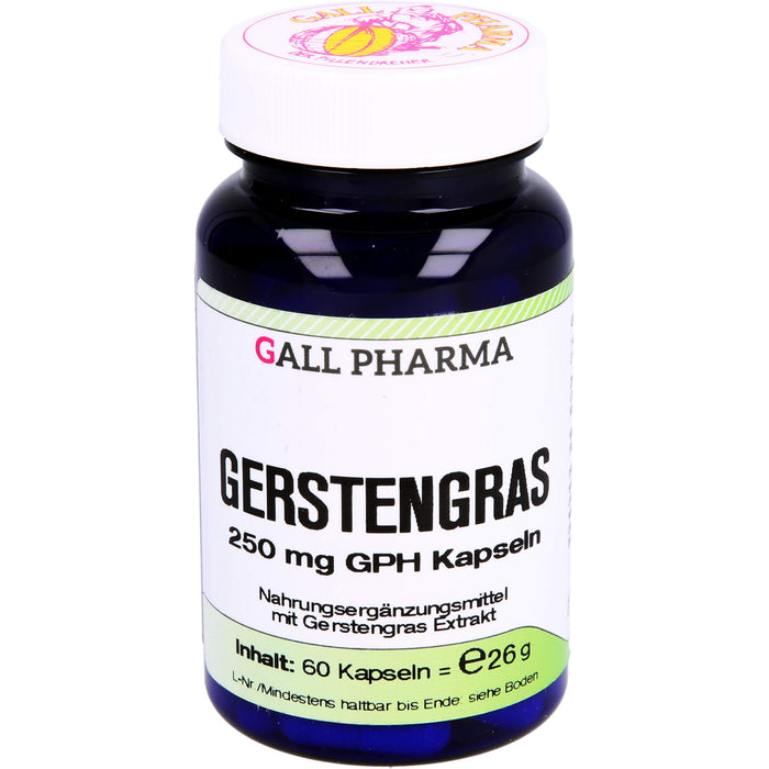 GALL PHARMA Gerstengras 250 mg GPH Kapseln, 60 pcs. Capsules