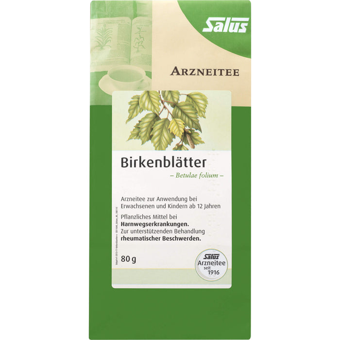 Salus Birkenblätter Arzneitee, 80 g Thé