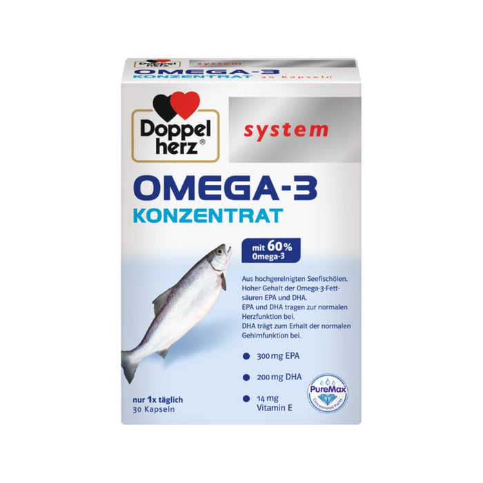 Doppelherz system OMEGA-3 KONZENTRAT, 30 pcs. Capsules