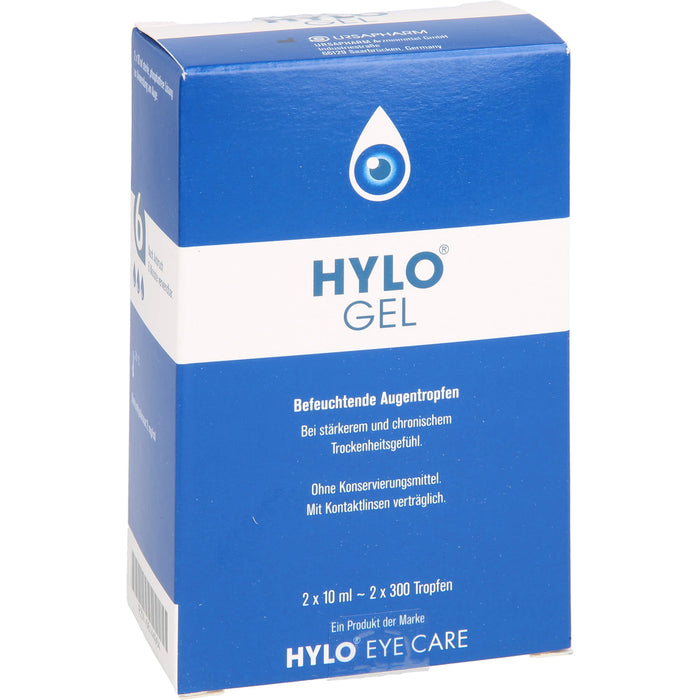 HYLO GEL befeuchtende Augentropfen, 20 ml Lösung