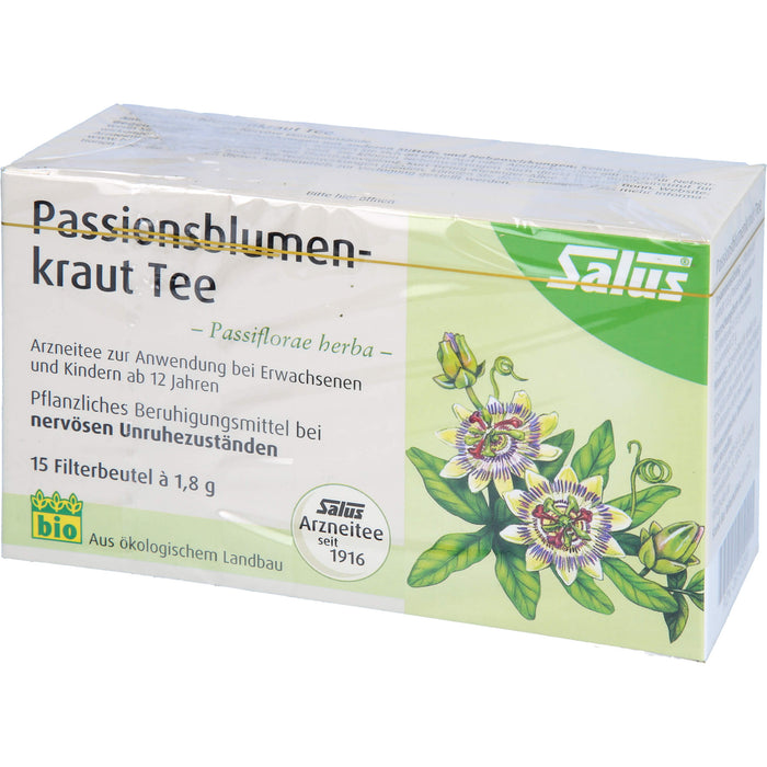 Salus Passionsblumenkraut Tee, 15 pc Sac filtrant