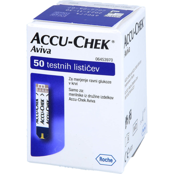 Accu-Chek Aviva Blutzucker Teststreifen Reimport Kohlpharma, 50 pcs. Test strips