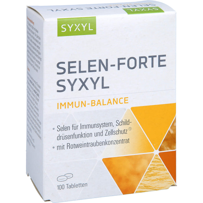 SYXYL Selen-Forte Immun-Balance Tabletten, 100 pcs. Tablets