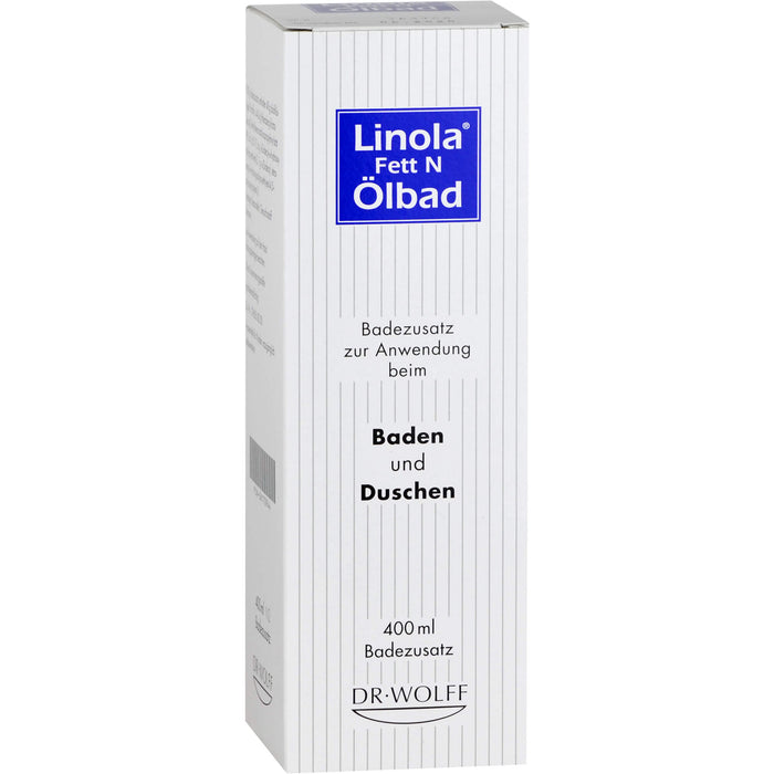 Linola Fett N Ölbad flüssiger Badezusatz, 400 ml Additif pour le bain