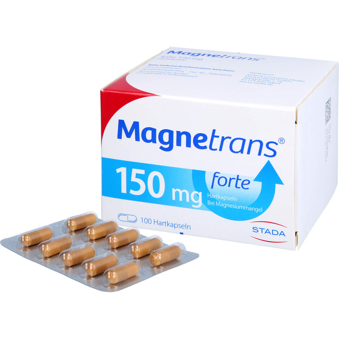 Magnetrans forte 150 mg Hartkapseln bei Magnesiummangel, 100 pcs. Capsules