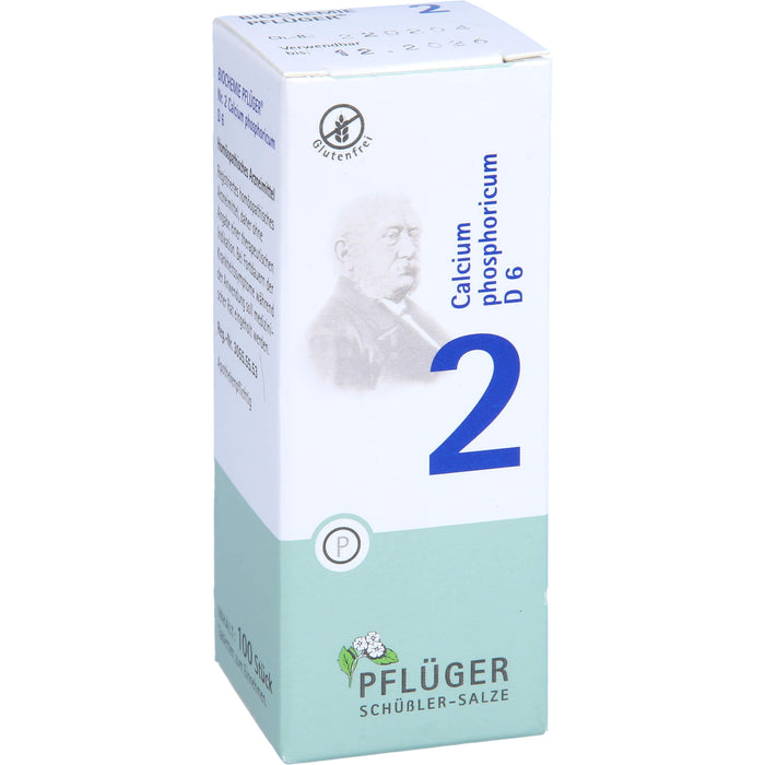 PFLÜGER Biochemie Nr.2 Calcium phosphoricum D6 Tabletten, 100 pcs. Tablets