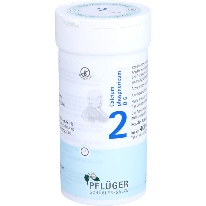 PFLÜGER Schüßler-Salze 2 Calcium phosphoricum D 6 Tabletten, 400 pcs. Tablets