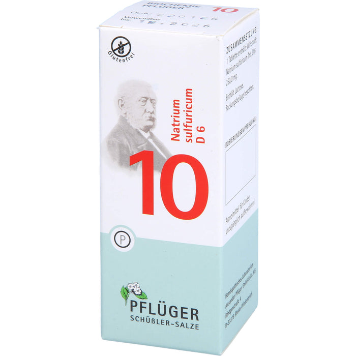 PFLÜGER Biochemie Nr.10 Natrium sulfuricum D6 Tabletten, 100 St. Tabletten