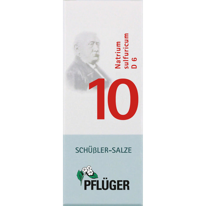 Biochemie Pflüger Nr. 10 Natrium sullfuricum D6 Tabletten, 400 St. Tabletten