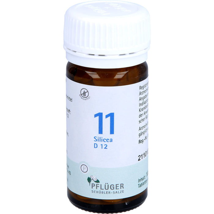 PFLÜGER Biochemie 11 Silicea D 12 Tabletten, 100 pc Tablettes