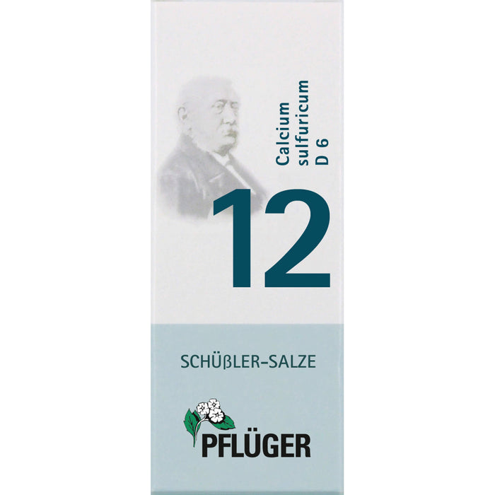 PFLÜGER Biochemie Nr.12 Calcium sulfuricum D 6 Tabletten, 400 pc Tablettes