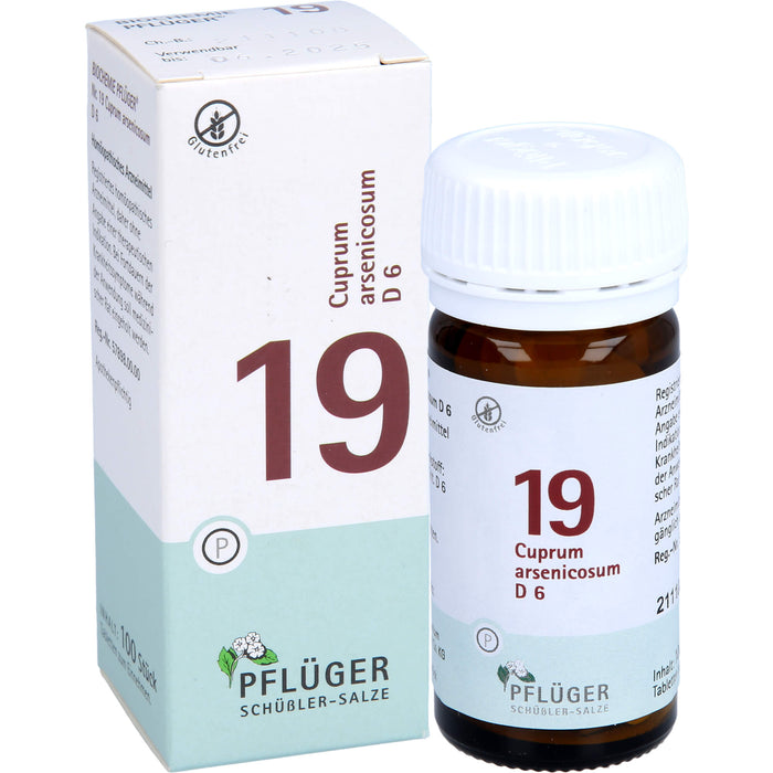 PFLÜGER Biochemie 19 Cuprum arsenicosum D6 Tabletten, 100 St. Tabletten