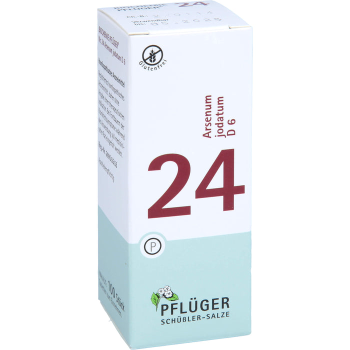 PFLÜGER Biochemie 24 Arsenum jodatum D6 Tabletten, 100 St. Tabletten