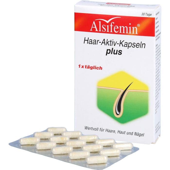 Alsifemin Haar-Aktiv-Kapseln plus, 30 St. Kapseln