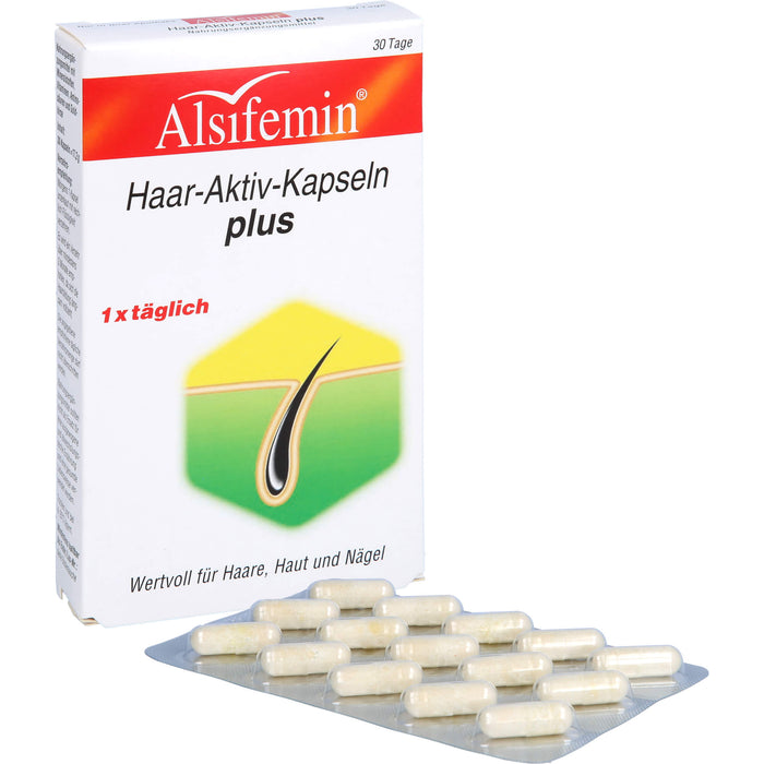 Alsifemin Haar-Aktiv-Kapseln plus, 30 St. Kapseln