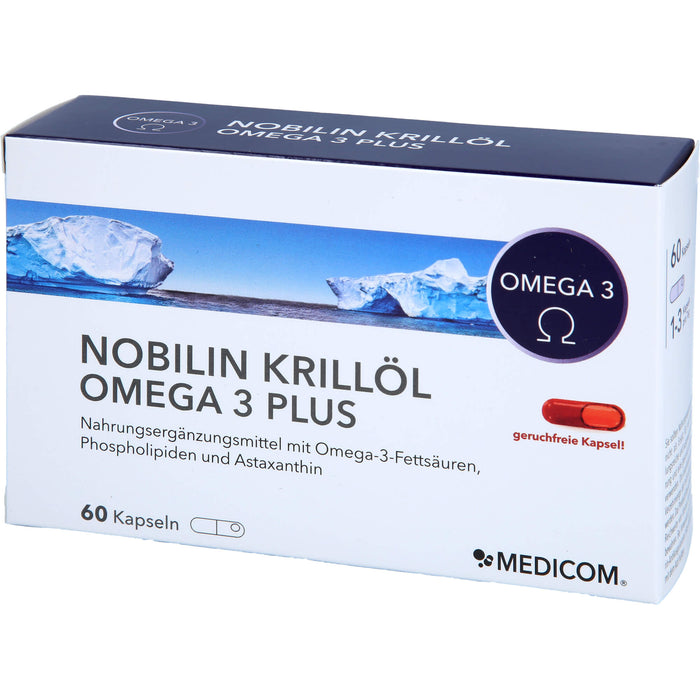 Nobilin Krillöl Omega 3 Plus, 60 St KAP