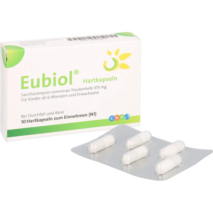 Eubiol Hartkapseln bei Durchfall und Akne, 10 pcs. Capsules