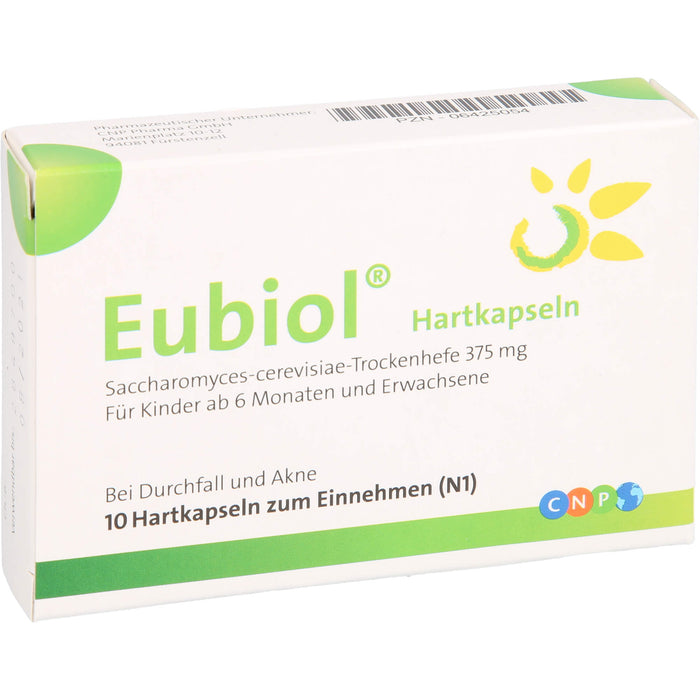 Eubiol Hartkapseln bei Durchfall und Akne, 10 pc Capsules