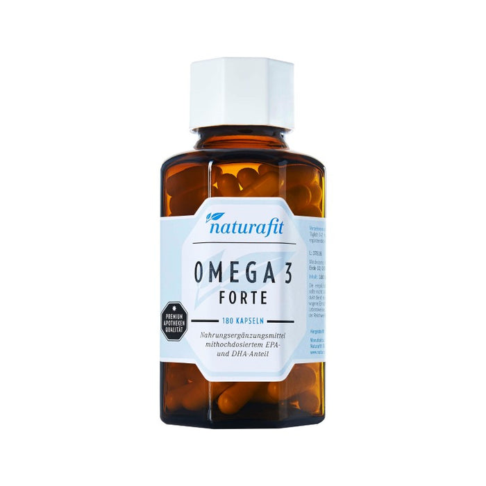 naturafit Omega 3 Forte Kapseln, 180 pcs. Capsules