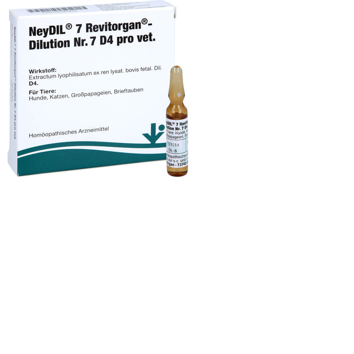 NeyDIL 7 Revitorgan Dilution Nr. 7 D4 pro vet., 5 pcs. Ampoules