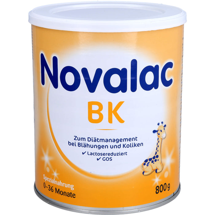 Novalac BK Säuglings-Spezialnahrung von Geburt an bei Blähungen & Koliken, 800 g Powder