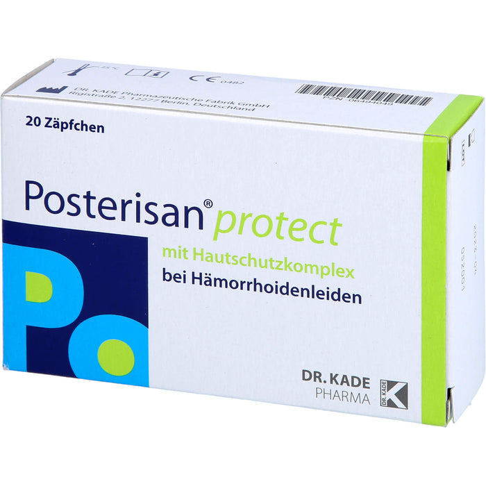 Posterisan protect bei Hämorrhoidenleiden Zäpfchen, 20 pc Suppositoires