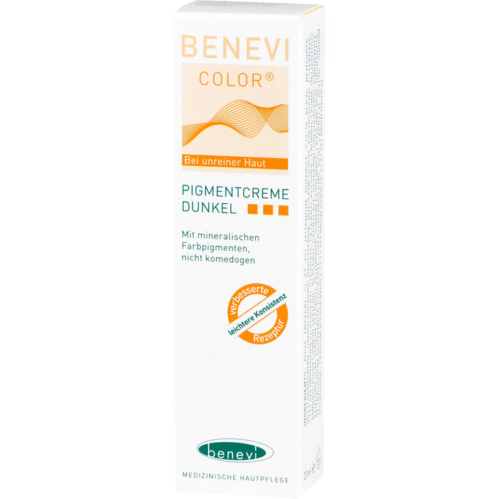 Benevi Color Pigmentcreme dunkel hautverträgliche Abdeckung, 20 ml Cream