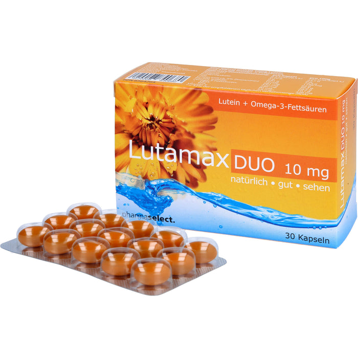 Lutamax Duo 10 mg Kapseln Lutein + Omega-3-Fettsäuren, 30 pcs. Capsules