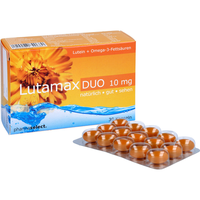 Lutamax Duo 10 mg Kapseln Lutein + Omega-3-Fettsäuren, 30 pcs. Capsules