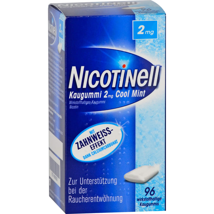 NICOTINell Kaugummi 2 mg Cool Mint, 96 pc Gomme à mâcher