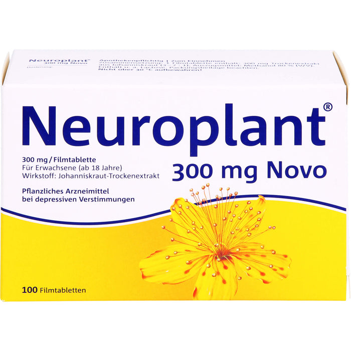 Neuroplant 300 mg Novo Filmtabletten bei depressiven Verstimmungen, 100 pc Tablettes