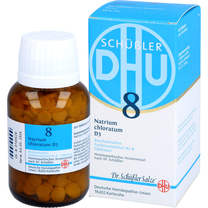 DHU Schüßler-Salz Nr. 8 Natrium chloratum D 3 Tabletten, 420 St. Tabletten