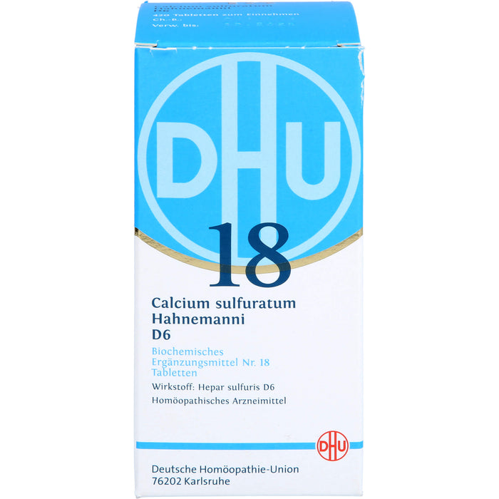 DHU Biochemie 18 Calcium sulfuratum D6 Tabletten, 420 pcs. Tablets