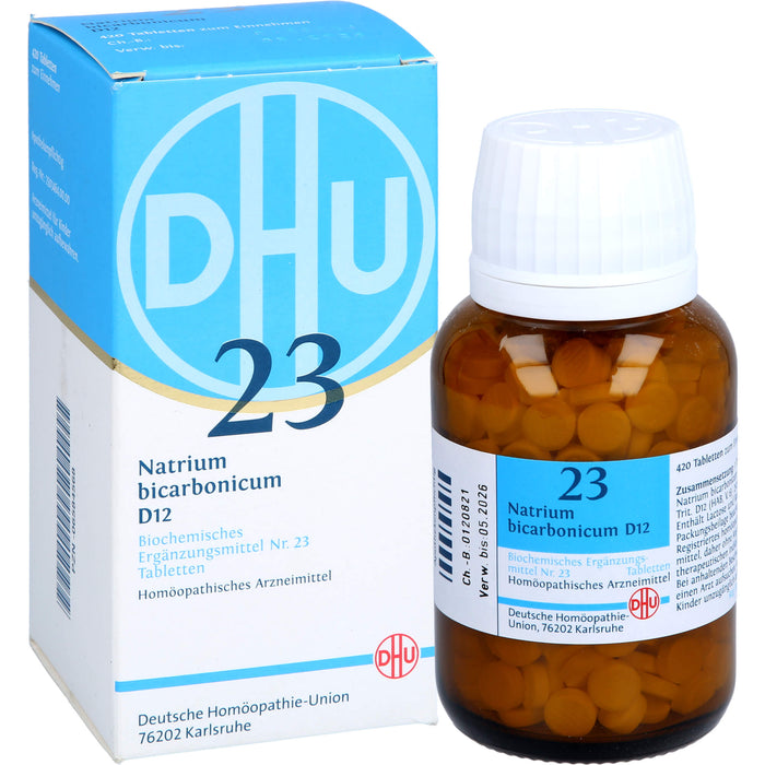 DHU Schüßler-Salz Nr. 23 Natrium bicarbonicum D12 Tabletten, 420 pcs. Tablets