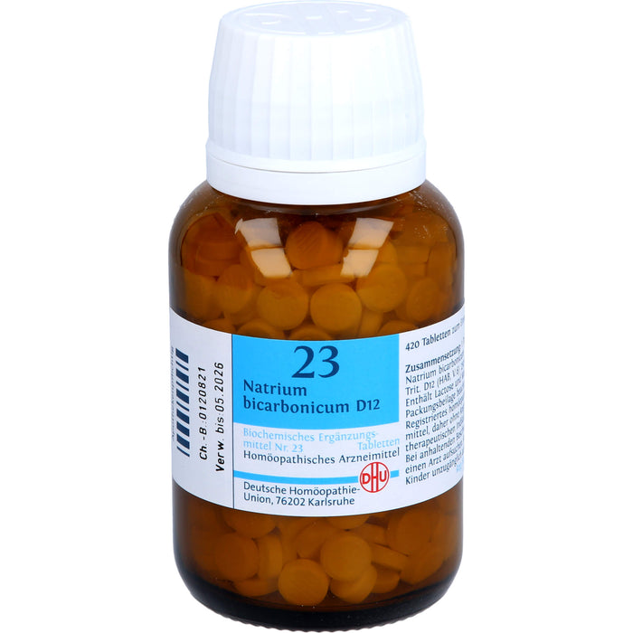 DHU Schüßler-Salz Nr. 23 Natrium bicarbonicum D12 Tabletten, 420 St. Tabletten