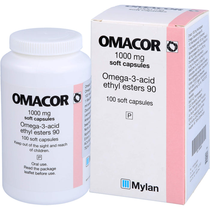 Omacor 1000 mg ACA Weichkapseln, 100 St WKA