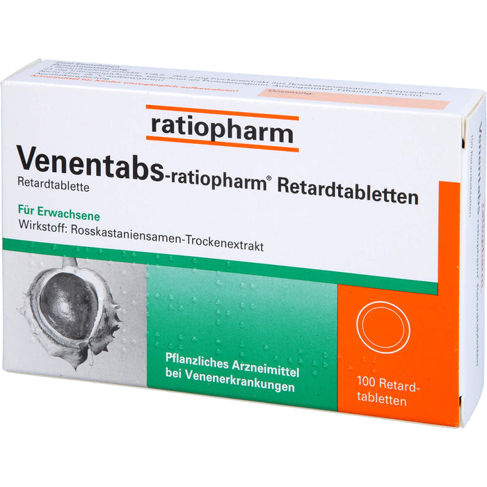 Venentabs-ratiopharm Retardtabletten, 100 pc Tablettes