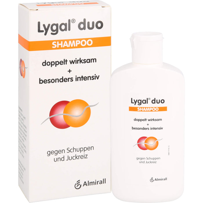 Lygal duo Shampoo gegen Schuppen und Juckreiz, 150 ml Shampoo