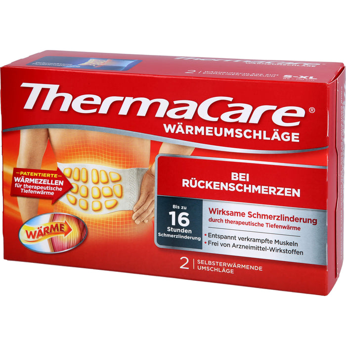 ThermaCare Wärmeumschläge Rücken, 2 pcs. Envelopes