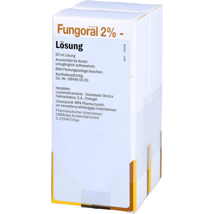 Fungoral 2% Lösung Reimport EMRAmed, 120 ml Solution