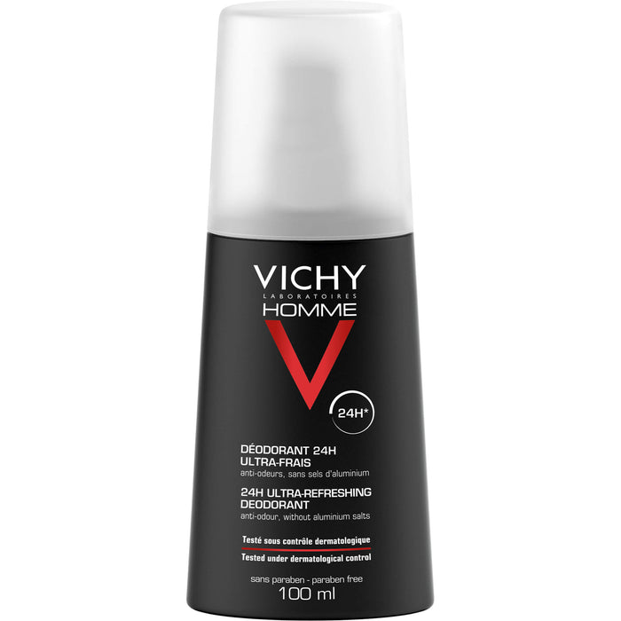 VICHY Homme 24h Ultra-Frisch Deodorant Zerstäuber, 100 ml Solution