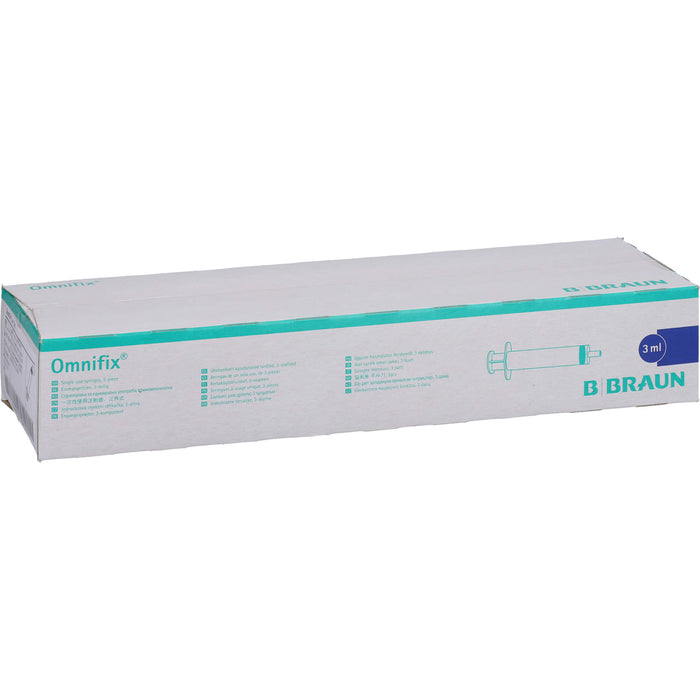 Omnifix Solo Luer Spritzen, 100X3 ml SRI