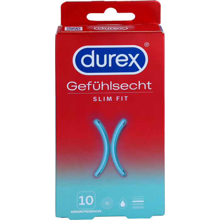 Durex Gefühlsecht Slim Fit Kondome, 10 St. Kondome