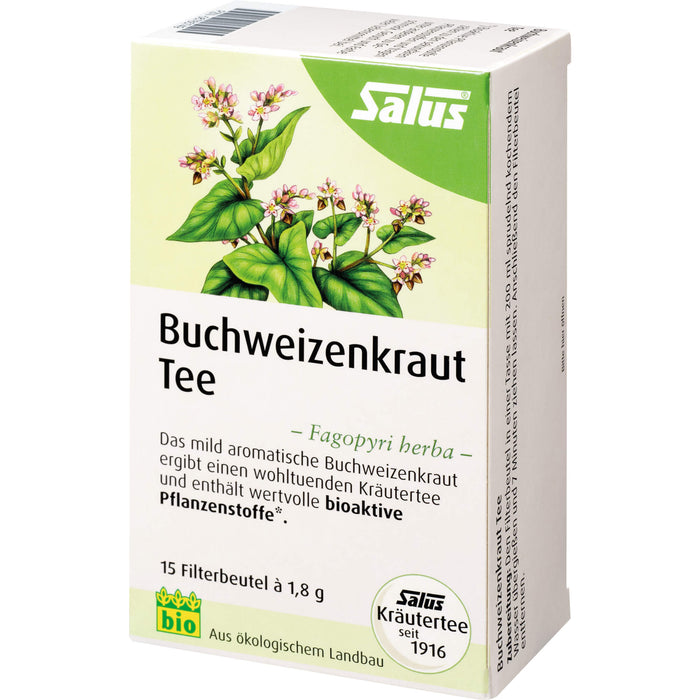 Salus Buchweizenkraut Tee, 15 pc Sac filtrant