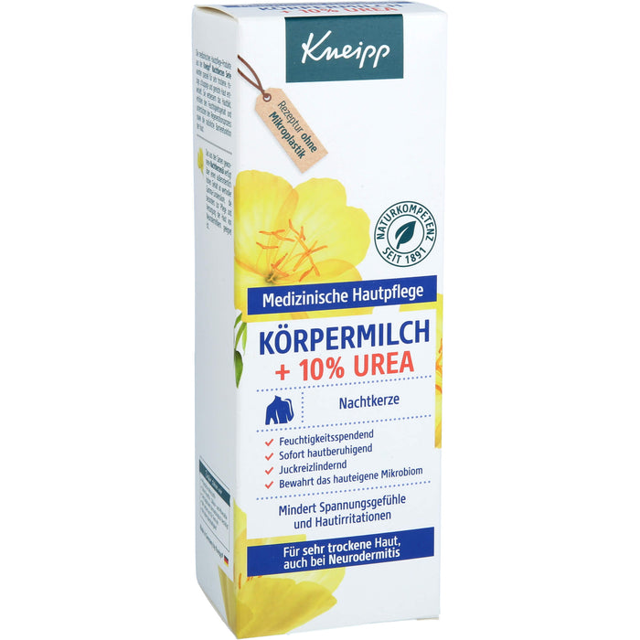 Kneipp Körpermilch Nachtkerze + 10% Urea für sehr trockene Haut, 200 ml Lotion