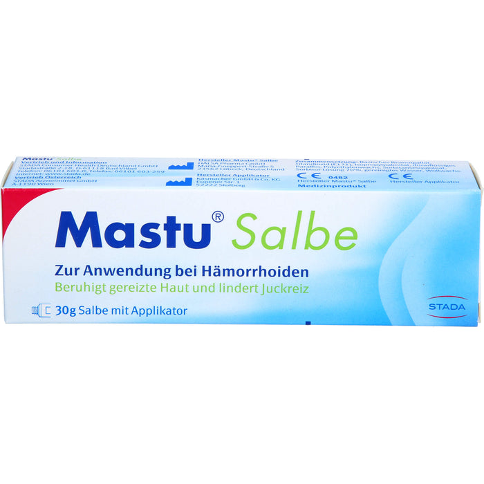 Mastu Salbe beruhigt gereizte Haut und mildert Juckreiz, 30 g Salbe