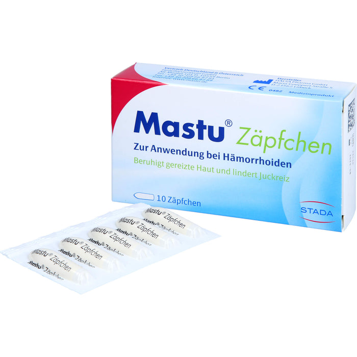 Mastu Zäpfchen, 10 St. Zäpfchen