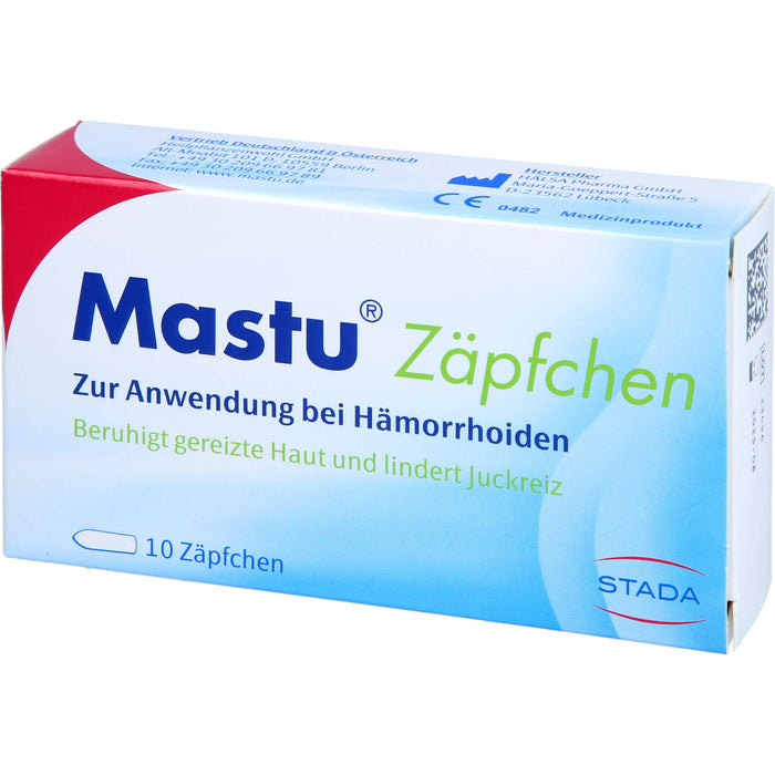 Mastu Zäpfchen, 10 St. Zäpfchen