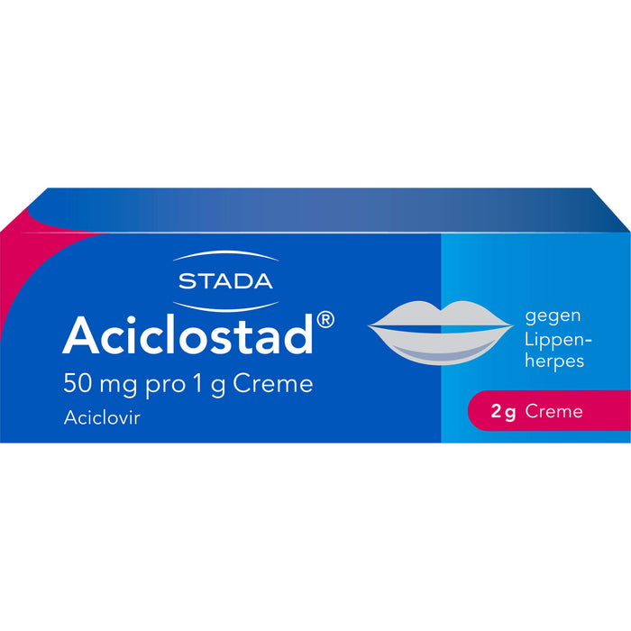 Aciclostad Creme gegen Lippenherpes, 2 g Crème